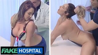 Isorintainen brittiläinen milf viettelee Tšekin lääkäri sairaalassa - valesairaala