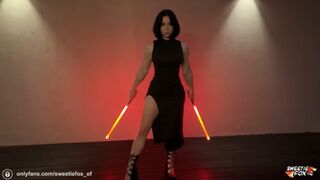 Sith tyttö korkokengissä panee salaa jedi naboon