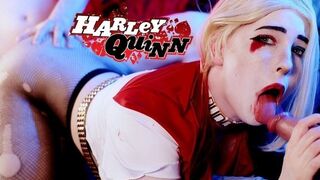 Iso kyrpä Harley Quinn puvussa - Mollyredwolf viettely