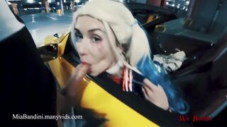 Julkinen vittu kiimainen Harley Quinn Halloween