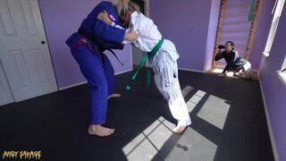 Jiu jitsu Training muuttuu hallitsevaksi vittu valmentaja Andy Savage