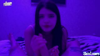 Wild seksiä neon valossa teini-amatöörit