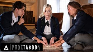 Teenage Blonde Double Intrusion ja Nauti Pure Taboon villistä perhevideosta
