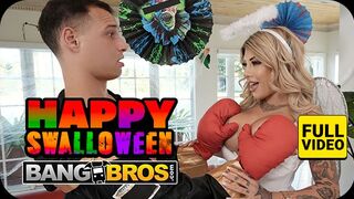 BANGBROS Network Seksikäs Milfje Wild Suck Mostohafia Valtava Dick ennen Halloweenia
