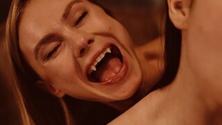 Vaalea vampyyri Nancy Acen Urals Matty Mila Vampired Channel - Passiivinen lesbo kohtaus Red Bite
