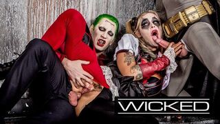 Wicked: Harley Quinnin villi seikkailu Jokerin ja Batmanin kanssa kuumassa kimppakivassa