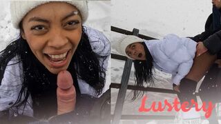Sofi Vega lumi vittu lumessa - kuuma latinoseksi