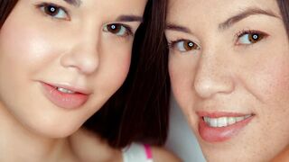 Baby Jewel ja Tiffany Nukke kuuma lesbo peli Hitachi objekti