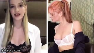 Kenna James ja Serene Siren hierovat kaukaa karanteenissa